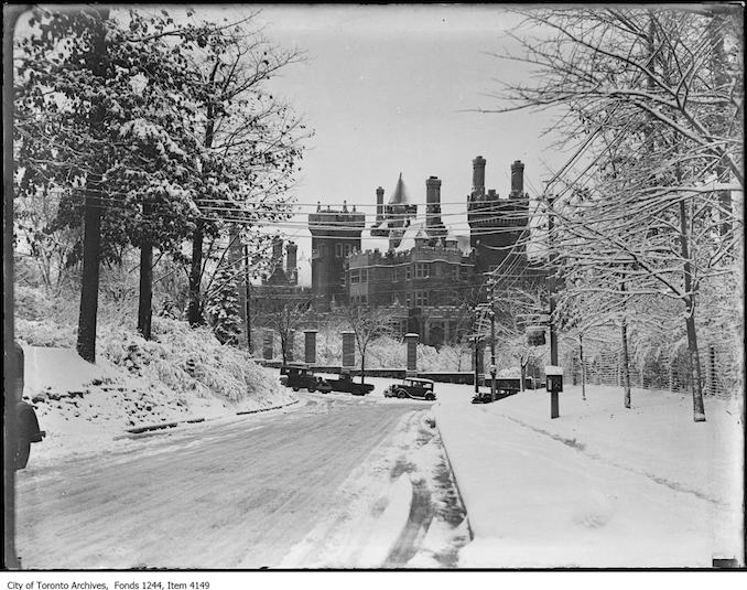 Casa Loma from the north. - [ca. 1936]