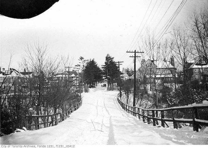 Toronto Winter Photographs Toronto Winter Photographs Lawrence Park district - 1920