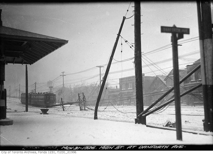 Main Street at Danforth Avenue - 1926