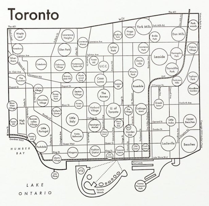 Map of Toronto Neighbourhoods