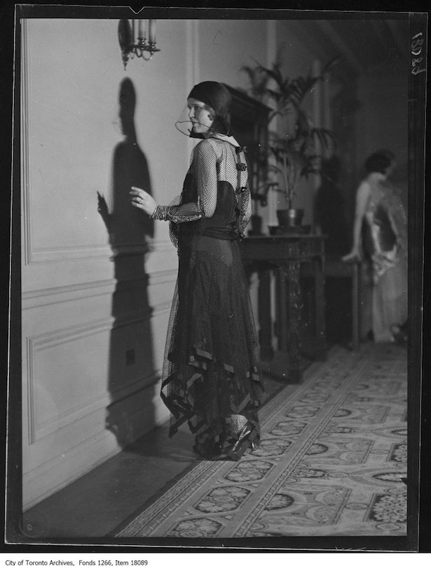 Imperial Order Daughters of the Empire fashion show model. – October 3, 1929