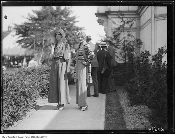 1930 Eaton Garden Party fasion show… Hollywood glamour