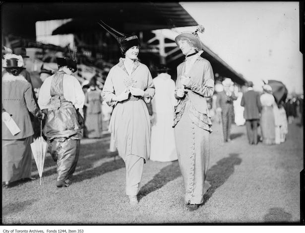 1911 Woodbine Racetrack - Item consists of one photograph taken at the Ontario Jockey Club at Woodbine Racetrack