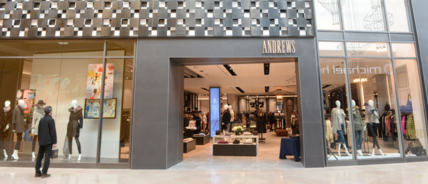 Andrews New Retail Store in Sherway Gardens