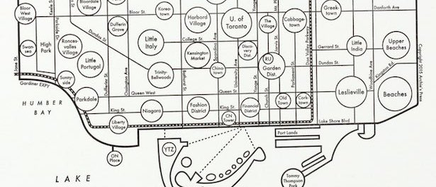 Archies Press Toronto Map