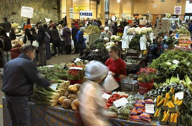 Farmers' markets in Toronto by day of the week