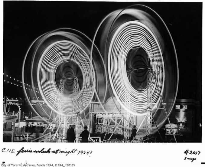 long exposures Toronto by Night CNE