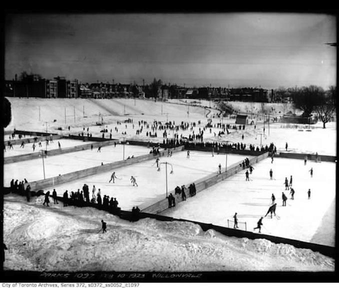 Shinny Hockey Outdoor skating