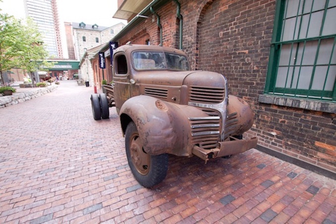 Gooderham & Worts Distillery District Toronto Van