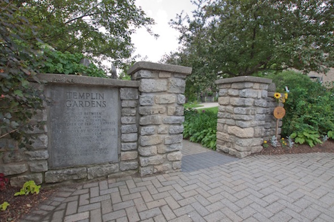 Elora and Fergus Templin garden