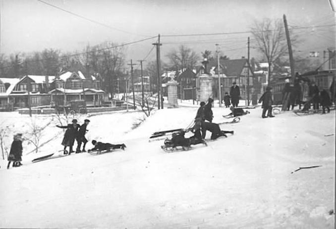 Tobogganing Hills Toronto