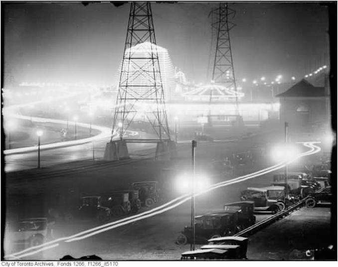 Toronto by Night sunny side 1925