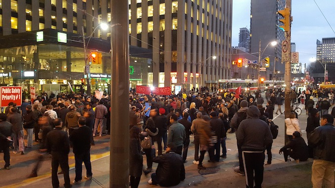 UBER protest toronto