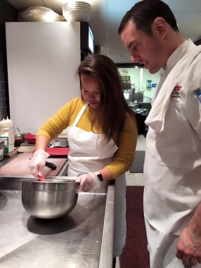 Making Mozzarella Balls with Chef Silvestro of Scaddabush