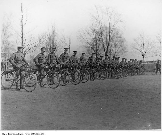 Cycle corps. - [ca. 1915] - Vintage Bicycle Photographs