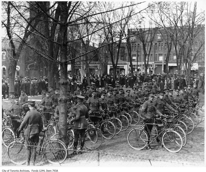 Cycle corps. - [ca. 1915] - Vintage Bicycle Photographs