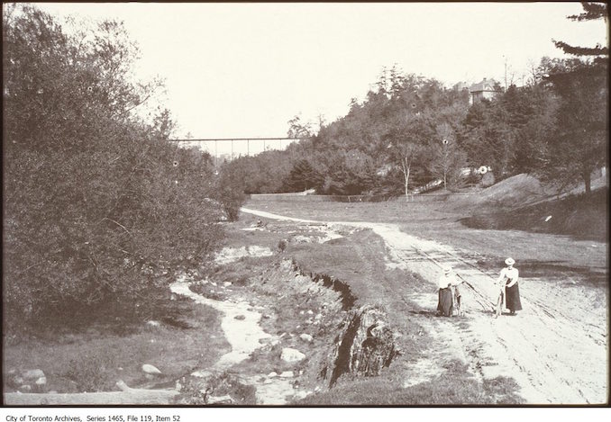 Cycling in Rosedale Valley - Vintage Bicycle Photographs