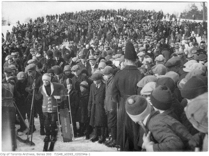 High Park - Star Carnival - ski race - February 13, 1926 - vintage skiing photographs
