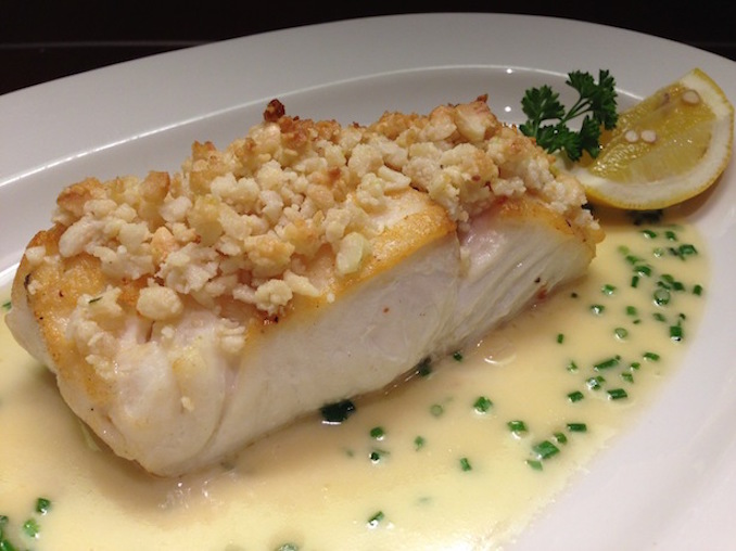 Macadamia Crusted Halibut 