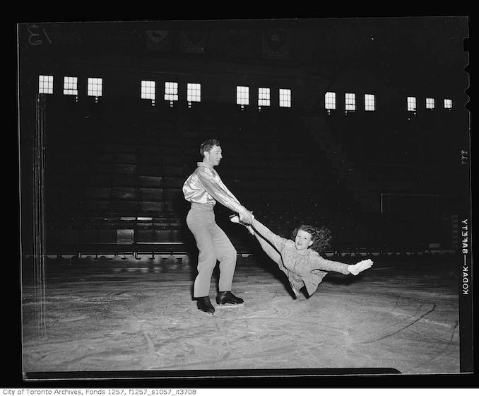 Rehearsals for Audrey Miller's Ice Skating Show, Varsity Arena