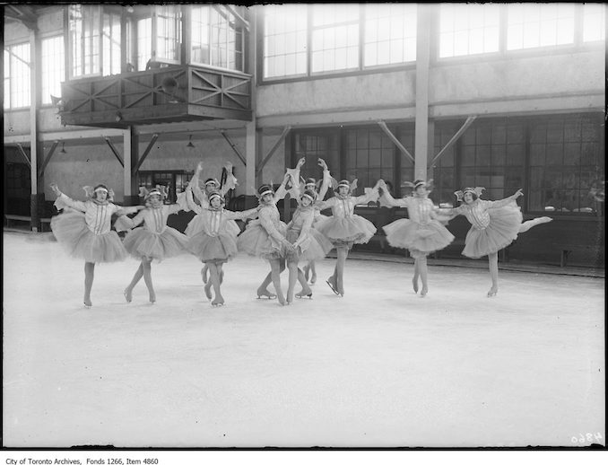 Skating Carnival, ballet group. - March 23, 1925