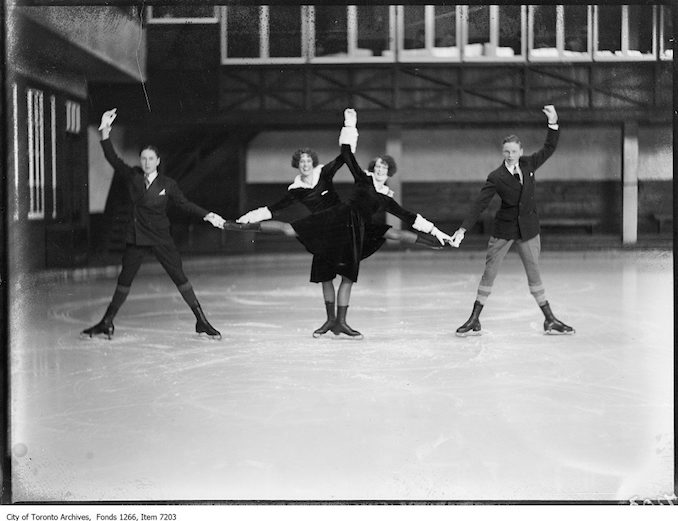 Skating Club, Wilson, Maud & Cecile Smith, Jack Eastwood. - February 26, 1926