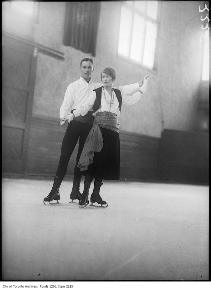 Skating carnival, George Machado & Miss Elizabeth Blair. - March 20, 1924