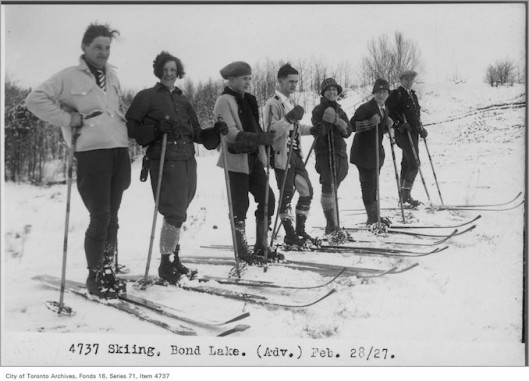 Vintage Skiing Photographs from Toronto