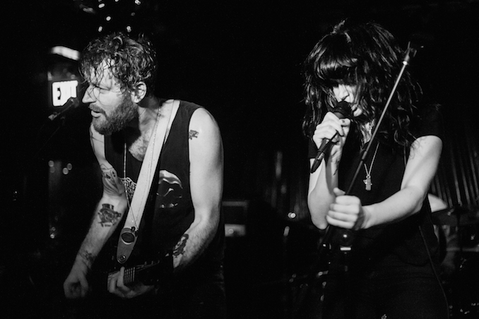 Julian Phillips and Jacquie Neville of The Cola Heads - Show at Bovine Sex Club in Toronto - January 2016 - Photo by Joel Levy