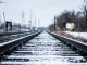 Toronto Train Tracks after Snow