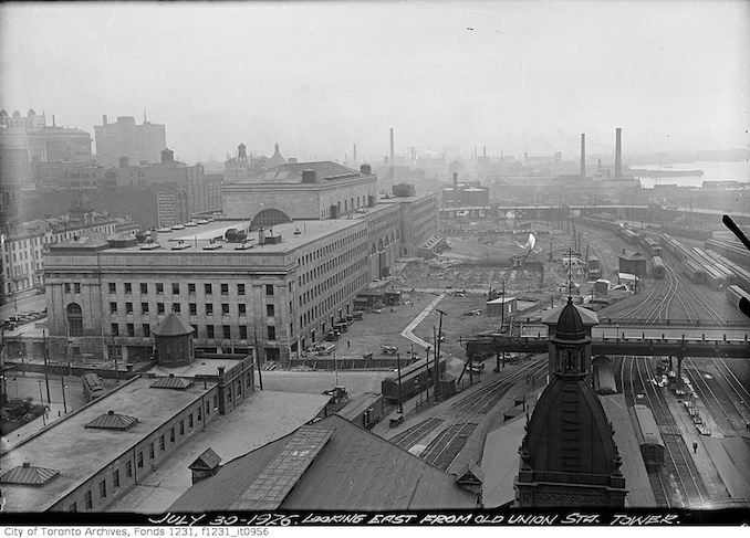 Rooftopping looking east from old Union Station Tower 1926