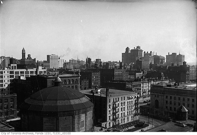 Aerial view northeast from Old Union Station Tower 1926