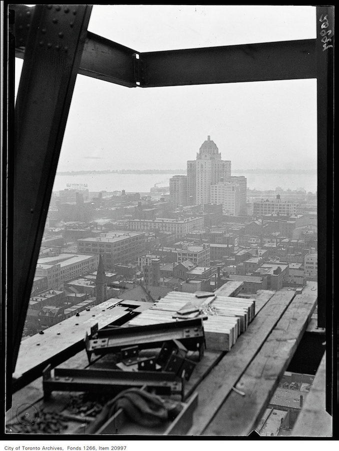 Canada Life Building, Royal York Hotel from 16th floor. [ca. July 5, 1930]