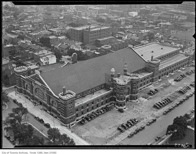 Canada Life Building, Toronto Armories from 16th floor.