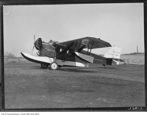 Vintage Airplane Photographs from Toronto