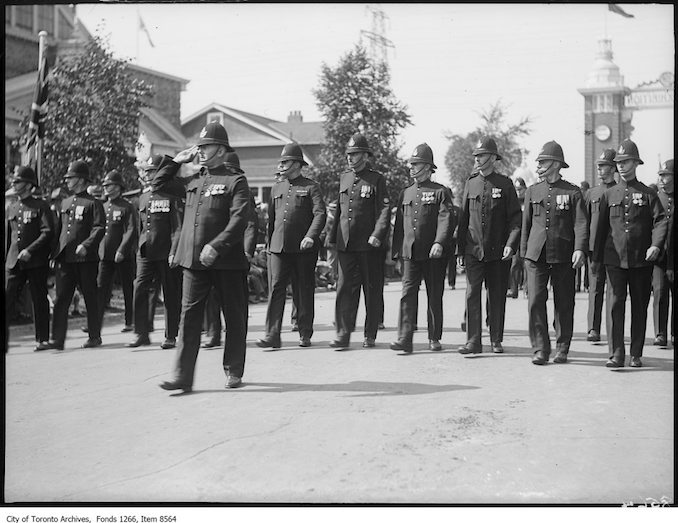 Exhibition, Warriors Parade, Police Constables. - August 28, 1926