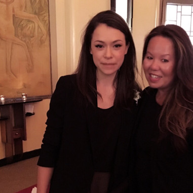 Tatiana Maslany and Sonya Davidson