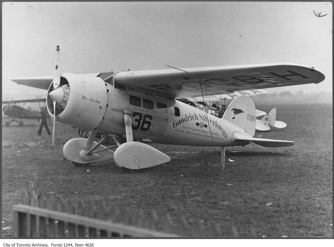 Lockheed Vega airplane. - 1929 - Vintage Airplane Photographs