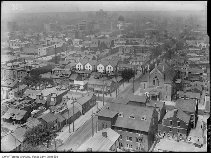 Looking north from the top of T. Eaton factory. - [ca. 1910]