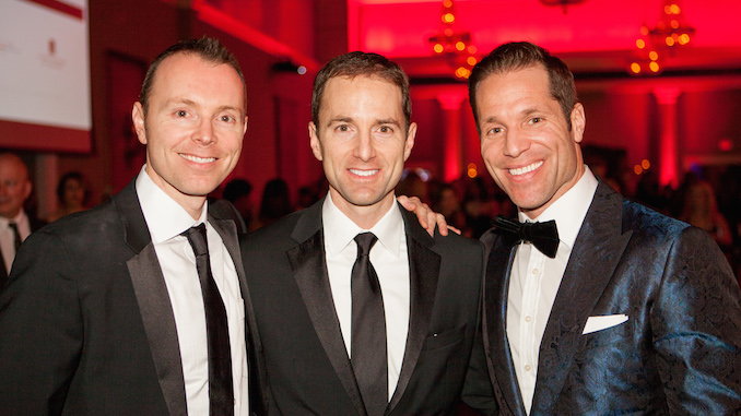 Mark, Sean and Paul Etherington at the 2015 gala.