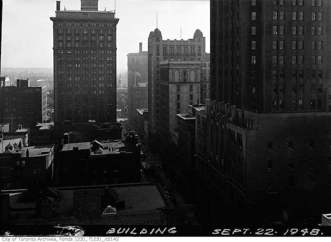 Toronto aerial view 1948