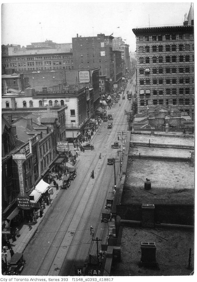 Toronto - from top Royal Park - Yonge Street [ca. 1924]