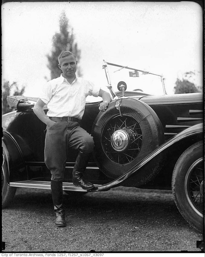 William Albert "Bill" Harris by automobile 1931