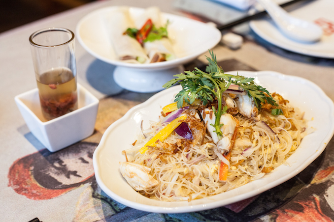 Yunnan Fried Vermicelli with Crab Meat at Luckee Restaurant