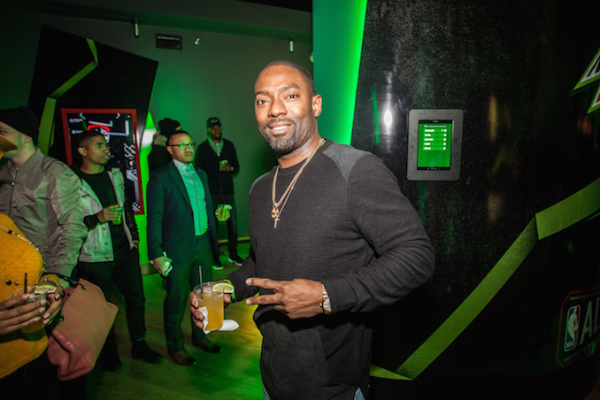 Hassan Johnson at NBA Mountain Dew Event by Joel Levy for Toronto NBA All-Star weekend