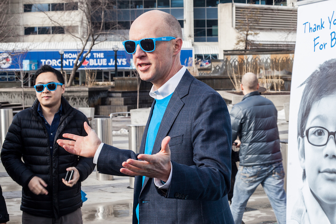 Eric Windeler with toronto mental health charity jack.org