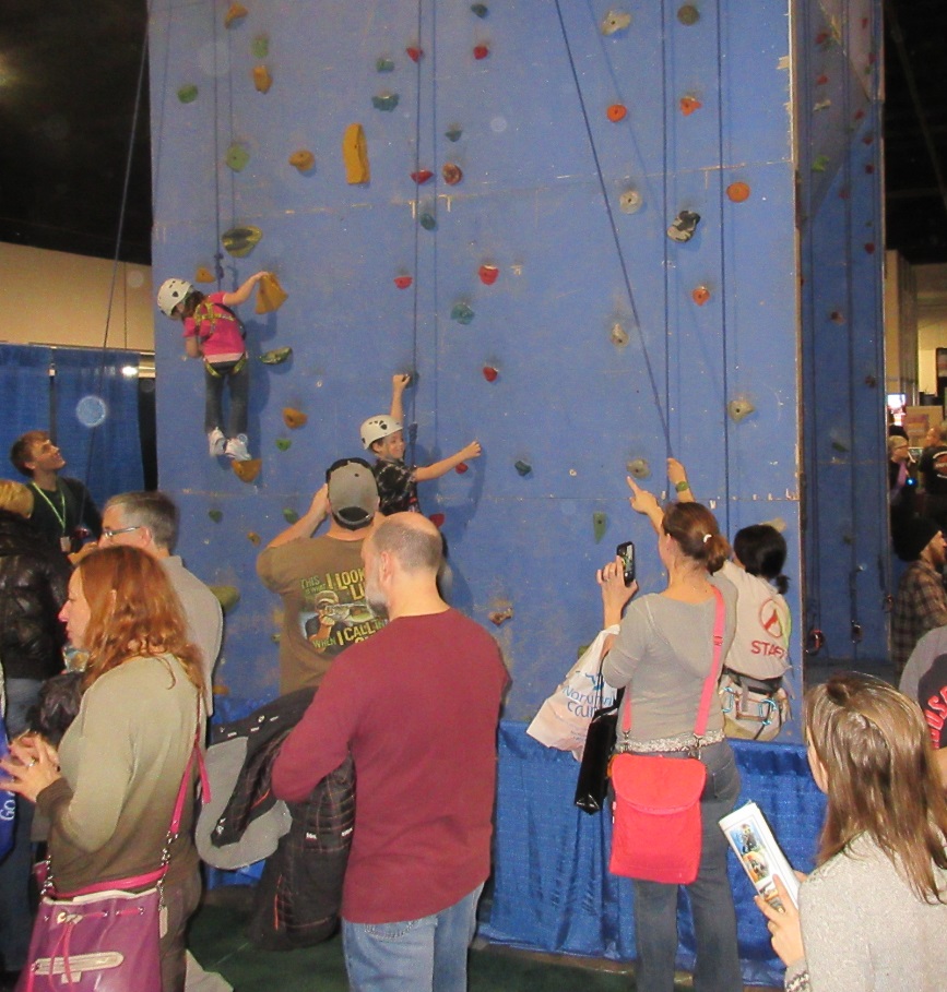 Outdoor Adventure Show rock wall climbing