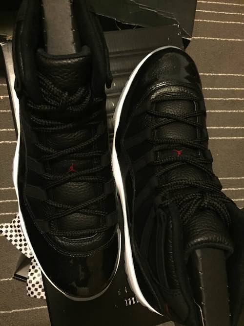 Nike Air Jordan (72-10) 11s. This pair is symbolic celebrating the most wins in a season with the 72-10