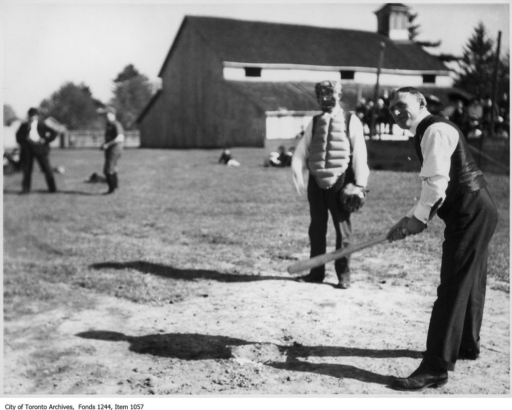 Baseball game, Oakville. - 1908 vintage baseball photographs