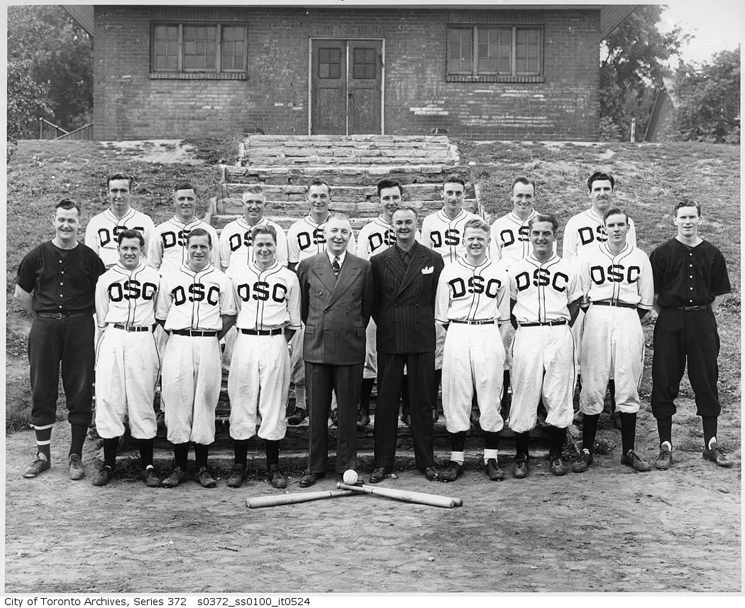 Department of Street Cleaning - Baseball team 1948 vintage baseball photographs